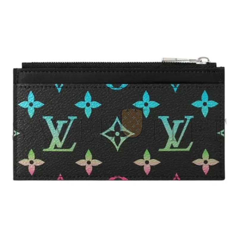 LOUIS VUITTON MURAKAMI VICTOR MONOGRAM MUTATION WALLET BLACK M12641 (14.5*8cm)